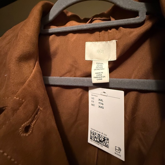 H&M Napped Jacket and Skirt Coord Set - Brown - Picture 7 of 10